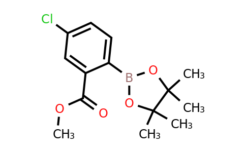866625-02-7 | Methyl 5-chloro-2-(4,4,5,5-tetramethyl-1,3,2-dioxaborolan-2-yl)benzoate