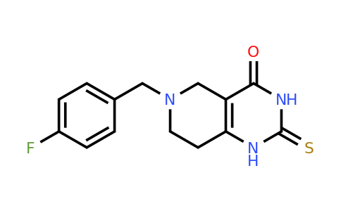 866873-03-2 | 6-(4-Fluorobenzyl)-2-thioxo-2,3,5,6,7,8-hexahydropyrido[4,3-d]pyrimidin-4(1H)-one
