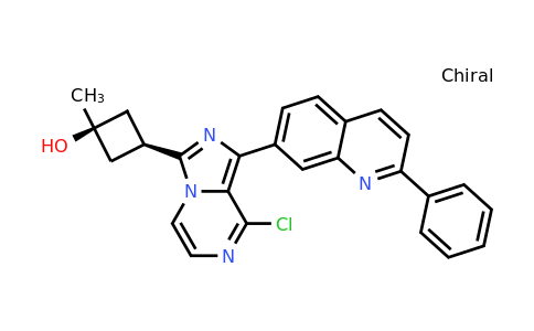 867163-02-8 | (1S,3S)-3-(8-chloro-1-(2-phenylquinolin-7-yl)imidazo[1,5-a]pyrazin-3-yl)-1-methylcyclobutanol