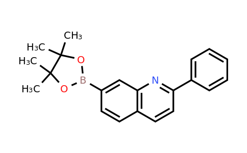 867164-54-3 | 2-Phenyl-7-(4,4,5,5-tetramethyl-1,3,2-dioxaborolan-2-yl)quinoline