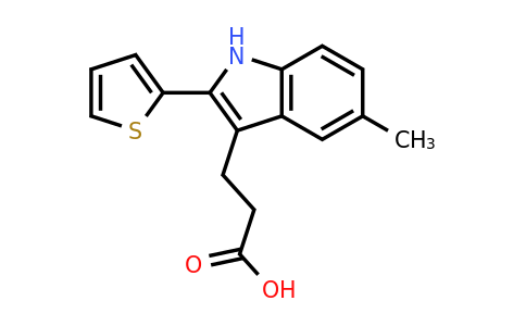 867329-93-9 | 3-(5-Methyl-2-(thiophen-2-yl)-1h-indol-3-yl)propanoic acid