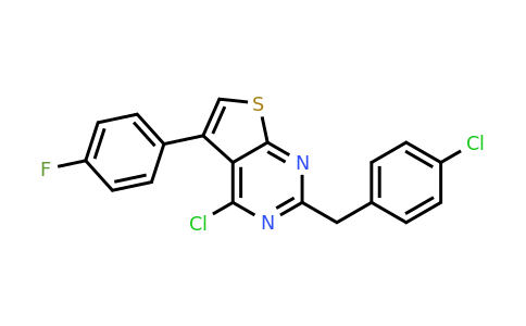 867329-94-0 | 4-Chloro-2-[(4-chlorophenyl)methyl]-5-(4-fluorophenyl)thieno[2,3-d]pyrimidine
