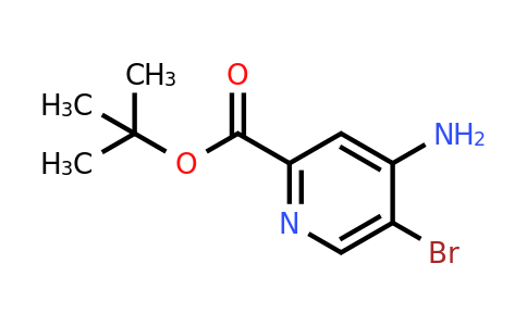 868171-70-4 | tert-Butyl 4-amino-5-bromopyridine-2-carboxylate