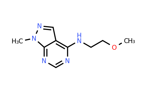 869072-46-8 | n-(2-Methoxyethyl)-1-methyl-1h-pyrazolo[3,4-d]pyrimidin-4-amine