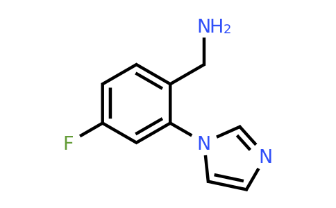 869591-89-9 | (4-Fluoro-2-(1H-imidazol-1-yl)phenyl)methanamine