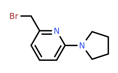 2-(Bromomethyl)-6-(pyrrolidin-1-yl)pyridine