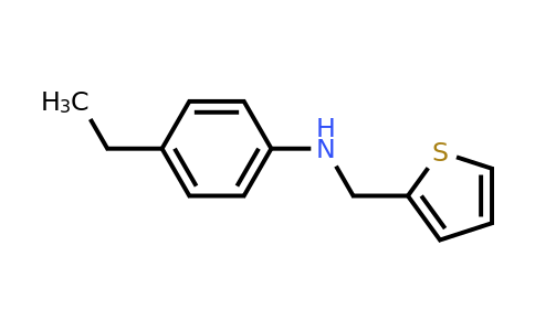 869945-36-8 | 4-Ethyl-N-(thiophen-2-ylmethyl)aniline