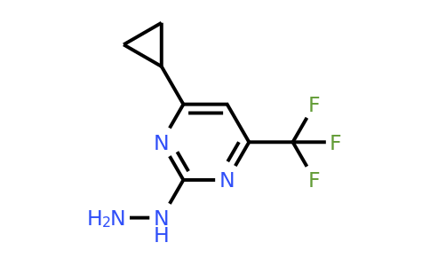 869945-40-4 | 4-Cyclopropyl-2-hydrazinyl-6-(trifluoromethyl)pyrimidine