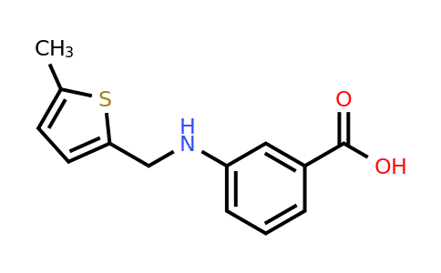 869950-50-5 | 3-(((5-Methylthiophen-2-yl)methyl)amino)benzoic acid
