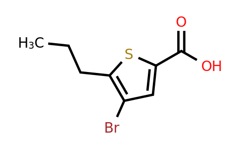 869951-15-5 | 4-Bromo-5-propylthiophene-2-carboxylic acid