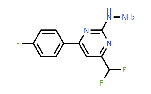 869952-74-9 | 4-(Difluoromethyl)-6-(4-fluorophenyl)-2-hydrazinylpyrimidine