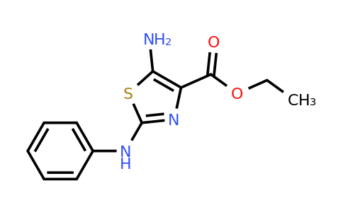 86998-80-3 | Ethyl 5-amino-2-(phenylamino)thiazole-4-carboxylate