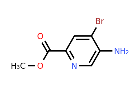 870100-07-5 | Methyl 5-amino-4-bromopyridine-2-carboxylate