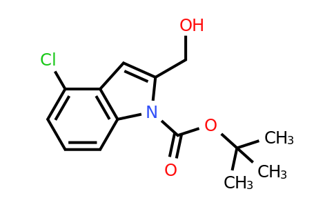 870535-27-6 | tert-Butyl 4-chloro-2-(hydroxymethyl)-1H-indole-1-carboxylate