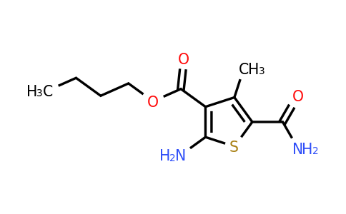 870540-23-1 | Butyl 2-amino-5-carbamoyl-4-methylthiophene-3-carboxylate