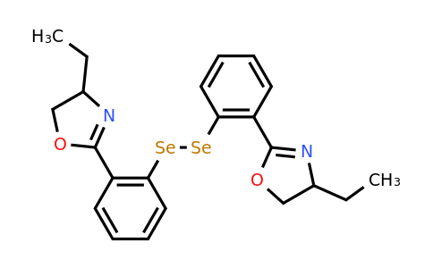 870639-90-0 | Oxazole, 2,2′-(diselenodi-2,1-phenylene)bis[4-ethyl-4,5-dihydro-