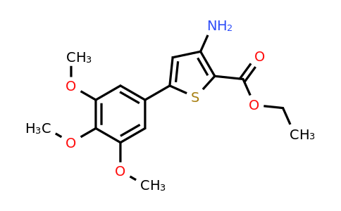 870693-17-7 | Ethyl 3-amino-5-(3,4,5-trimethoxyphenyl)thiophene-2-carboxylate
