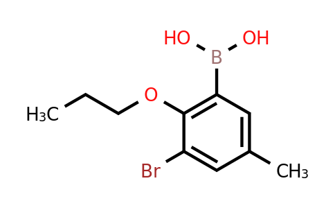870718-02-8 | (3-Bromo-5-methyl-2-propoxyphenyl)boronic acid