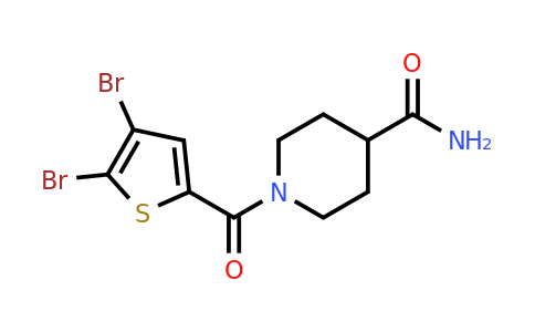 870769-18-9 | 1-(4,5-Dibromothiophene-2-carbonyl)piperidine-4-carboxamide