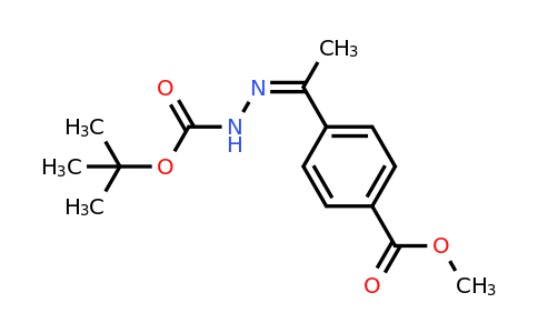 tert-Butyl N'-[1-[4-(ethoxycarbonyl)phenyl]ethylidene]hydrazinecarboxylate