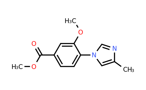 870837-21-1 | Methyl 3-methoxy-4-(4-methyl-1H-imidazol-1-yl)benzoate