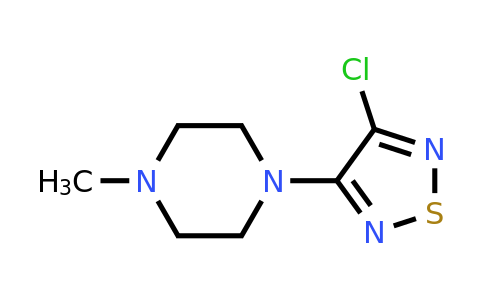 870987-89-6 | 3-Chloro-4-(4-methylpiperazin-1-yl)-1,2,5-thiadiazole