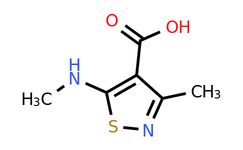 871217-45-7 | 3-Methyl-5-(methylamino)-1,2-thiazole-4-carboxylic acid