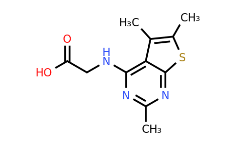 871673-05-1 | 2-({trimethylthieno[2,3-d]pyrimidin-4-yl}amino)acetic acid
