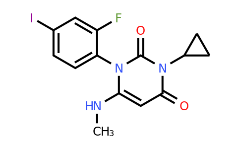 871700-22-0 | 3-Cyclopropyl-1-(2-fluoro-4-iodophenyl)-6-(methylamino)pyrimidine-2,4(1H,3H)-dione