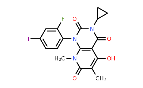 871700-24-2 | 3-Cyclopropyl-1-(2-fluoro-4-iodophenyl)-5-hydroxy-6,8-dimethylpyrido[2,3-d]pyrimidine-2,4,7(1H,3H,8H)-trione
