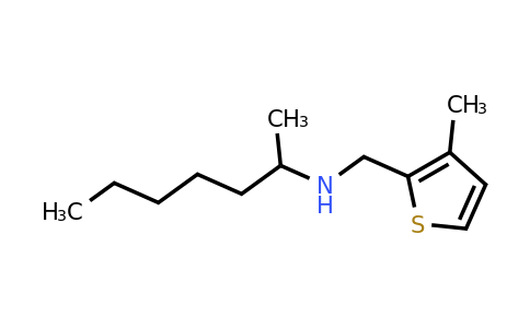 871805-07-1 | n-((3-Methylthiophen-2-yl)methyl)heptan-2-amine