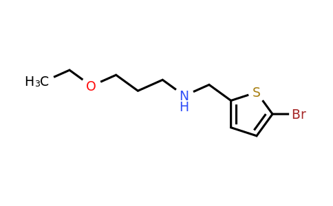 871805-12-8 | n-((5-Bromothiophen-2-yl)methyl)-3-ethoxypropan-1-amine