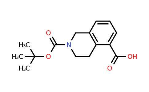 872001-50-8 | 2-(tert-Butoxycarbonyl)-1,2,3,4-tetrahydroisoquinoline-5-carboxylic acid