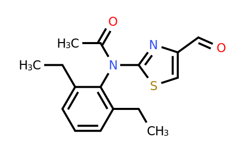 n-(2,6-Diethylphenyl)-n-(4-formyl-1,3-thiazol-2-yl)acetamide