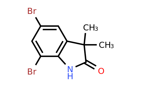 872271-71-1 | 5,7-Dibromo-1,3-dihydro-3,3-dimethyl-2H-indol-2-one