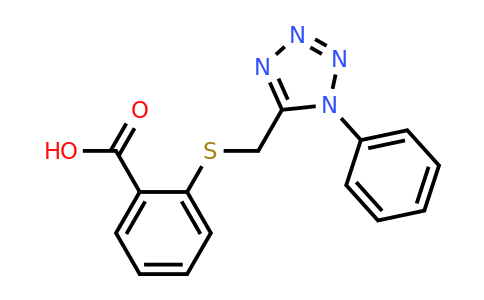 872319-73-8 | 2-{[(1-phenyl-1h-1,2,3,4-tetrazol-5-yl)methyl]sulfanyl}benzoic acid