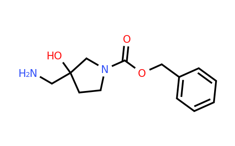 872715-55-4 | Benzyl 3-(aminomethyl)-3-hydroxypyrrolidine-1-carboxylate