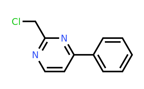 87273-19-6 | 2-(Chloromethyl)-4-phenylpyrimidine