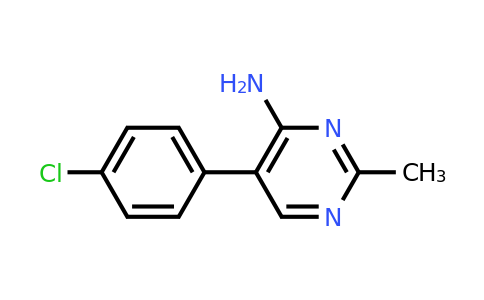 872826-73-8 | 5-(4-Chlorophenyl)-2-methylpyrimidin-4-amine