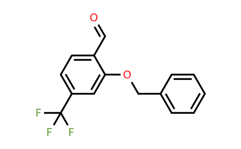 2-(Benzyloxy)-4-(trifluoromethyl)benzaldehyde