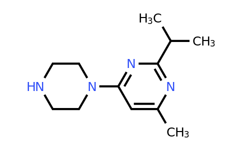 873208-57-2 | 4-Methyl-6-(piperazin-1-yl)-2-(propan-2-yl)pyrimidine