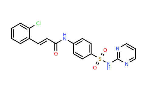 873307-13-2 | (E)-3-(2-chlorophenyl)-N-(4-(N-(pyrimidin-2-yl)sulfamoyl)phenyl)acrylamide