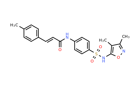 (E)-N-(4-(N-(3,4-dimethylisoxazol-5-yl)sulfamoyl)phenyl)-3-(p-tolyl)acrylamide