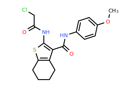 873810-50-5 | 2-(2-Chloroacetamido)-n-(4-methoxyphenyl)-4,5,6,7-tetrahydro-1-benzothiophene-3-carboxamide