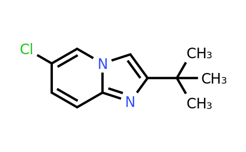873943-63-6 | 2-tert-Butyl-6-chloroimidazo[1,2-a]pyridine