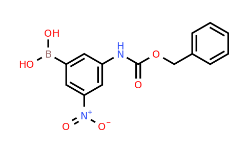 874219-56-4 | (3-(((Benzyloxy)carbonyl)amino)-5-nitrophenyl)boronic acid