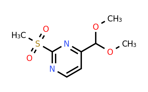 874279-26-2 | 4-(Dimethoxymethyl)-2-(methylsulfonyl)pyrimidine