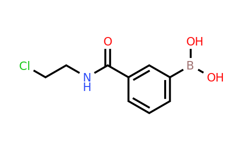 874288-12-7 | (3-((2-Chloroethyl)carbamoyl)phenyl)boronic acid