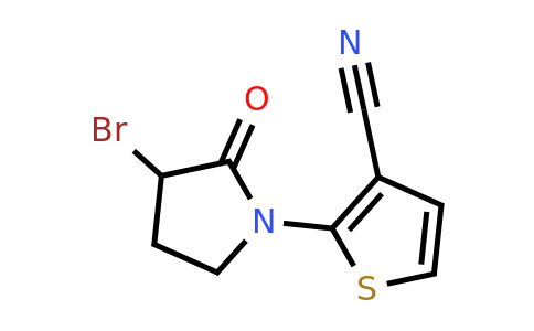 874593-96-1 | 2-(3-Bromo-2-oxopyrrolidin-1-yl)thiophene-3-carbonitrile