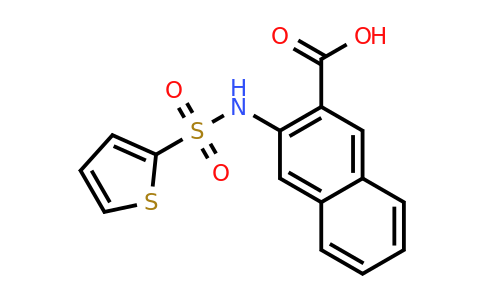 874594-11-3 | 3-(Thiophene-2-sulfonamido)naphthalene-2-carboxylic acid